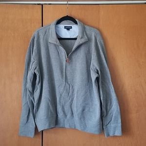 Lands End Gray Half Zip